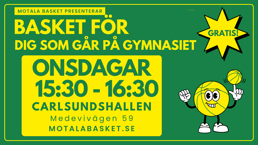 Basket för dig som går på gymnasiet